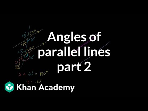 Angles of Parallel Lines 2