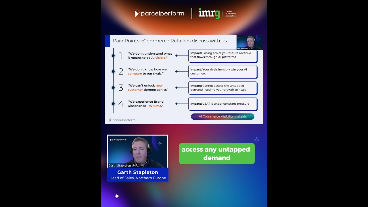 How AI Commerce is Shifting Retail Visibility &amp; Revenue | Garth Stapleton | IMRG's Weekly Data Show