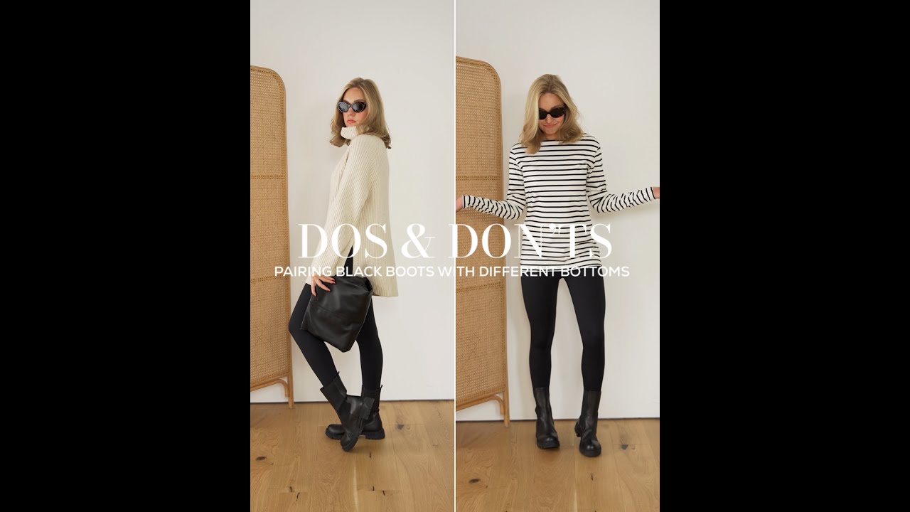 Dos & Don’ts of Black Short Boots