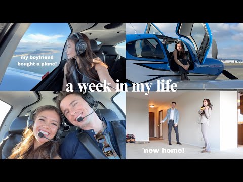 a week in my life: renovating our new home and flying my boyfriends plane