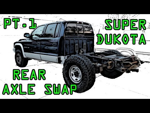 Dodge Dakota + Super Duty Rear Axle - [Project SuperDUkota] Part 1