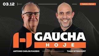 Chuva no RS, previsão do tempo, trânsito, últimas notícias e mais | Gaúcha Hoje | 03/12/2024