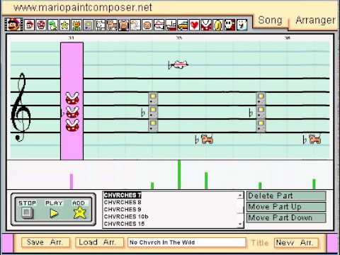 CHVRCHES - The Mother We Share - Mario Paint Composer
