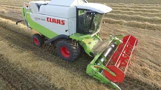 【2016】小麦収穫　ドローン　空撮　LEXION 520