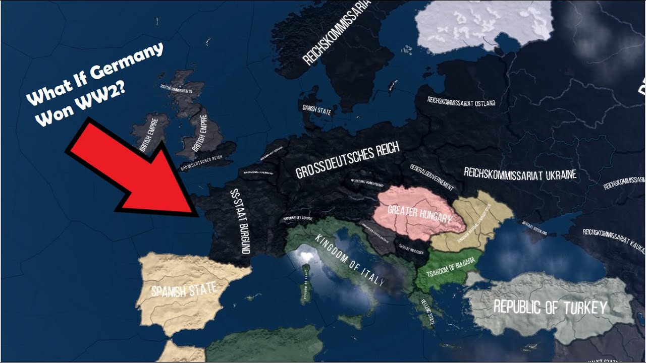 Axis Victory: Borders After WW2