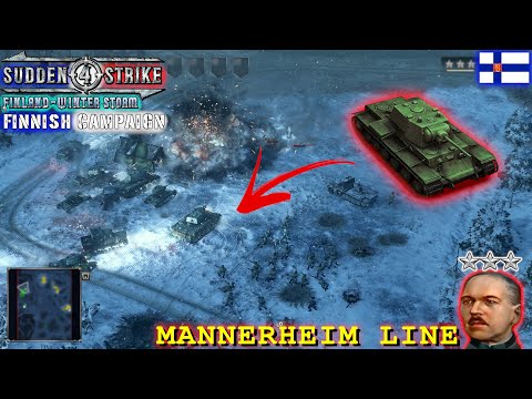 Mannerheim Line | Sudden Strike 4: Finland - Winter Storm DLC | Finnish Campaign | Mission #2