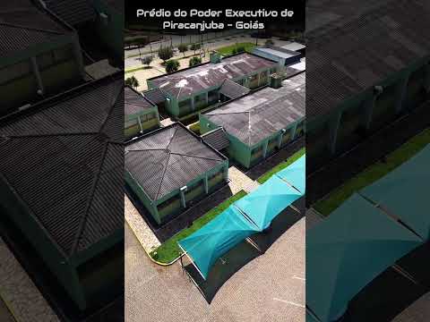 PIRACANJUBA GOIÁS, PROJETO VISÃO AÉREA - PREDIO DO PODER EXECUTIVO.