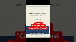 Trump Warns Europe of “Erasure”