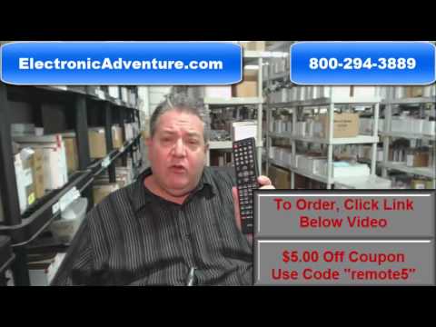 Original Hitachi 076R0RZ021 TV-DVD Remote Control - $5 Off (see video for coupon code)