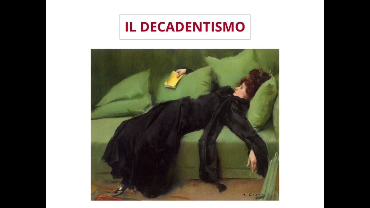 Letteratura italiana - Il Decadentismo