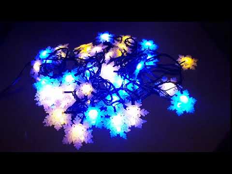 Гірлянда LED сніжинка велика