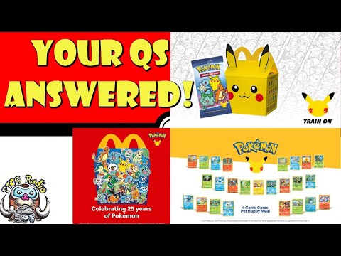 McDonald's Pokémon Card Update - Your Questions Answered! (Pokémon TCG News)