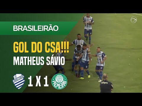 GOL DO CSA - MATHEUS SÁVIO | CSA X PALMEIRAS