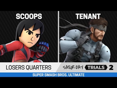 Saturday Trials 2 SSBU Losers Quarters - Scoops (Mii Brawler) vs Tenant (Snake)
