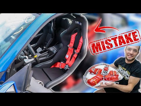 Installing RACING HARNESS on my 350z!