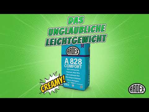 Die ARDEXartigen - ARDEX A 828 COMFORT - Das unglaubliche Leichtgewicht
