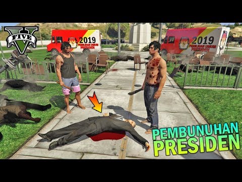 PREMAN TERKUAT BUNUH PRESIDEN - GTA 5 YOUTUBER KOCAK PARODY
