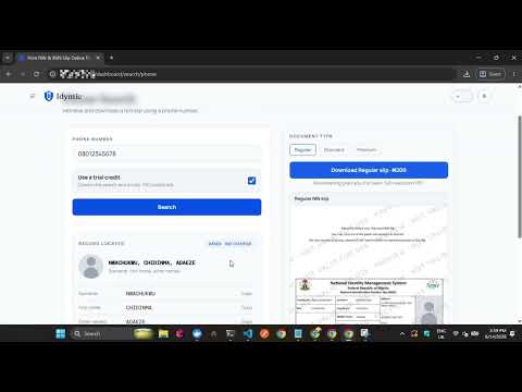 How to Print NIN Slip with Phone Number video thumbnail