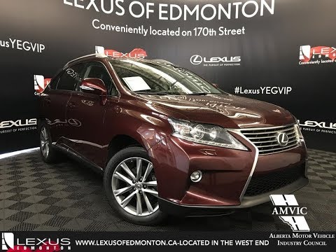 Used Red 2015 Lexus RX 350 Sportdesign Edition Walkaround Review Spruce Grove Alberta