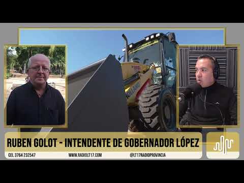 El programa provincial de equipamiento vial incorporara maquinaria en Gobernador López