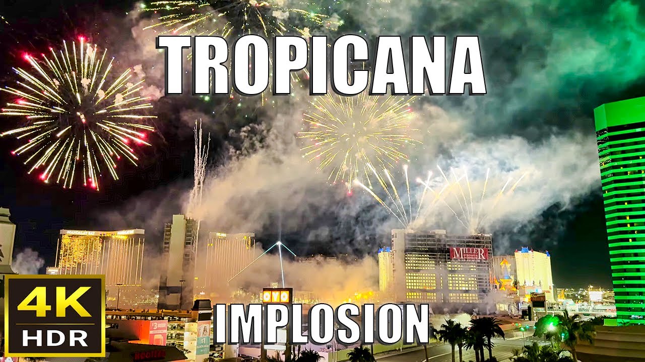 Tropicana Las Vegas Implosion  - October 9, 2024 - Las Vegas Strip