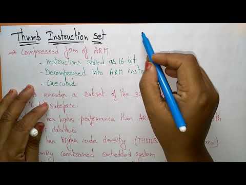 Thumb instruction set in ARM | Embedded Systems | Lec 15 | Bhanu priya