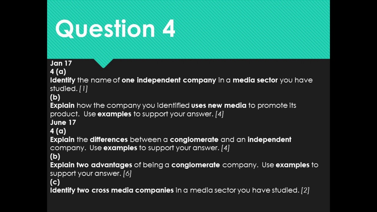 Mr Knight's Digital Media Unit 1 Revision Video