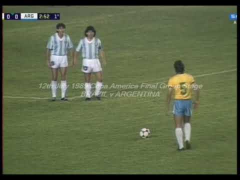 12/07/1989 Copa America Final Group Stage BRAZIL v ARGENTINA