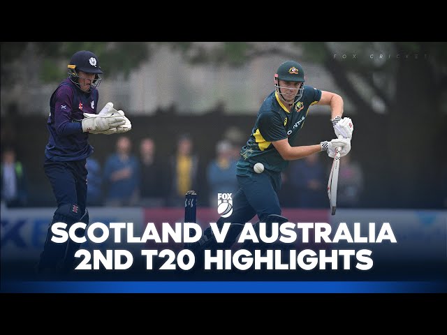Scotland v Australia – 2nd T20 Full Match Highlights I 05/09/24 I Fox Cricket