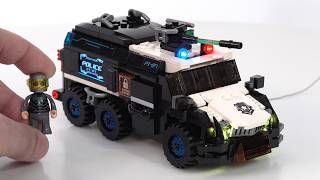 Lumibricks Police Urban Convoy truck review: Vast improvements, one omission 17008 #NotSponsored