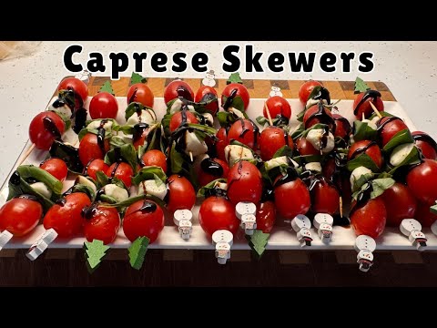 How to Make Perfect Caprese Skewers in 10 Minutes