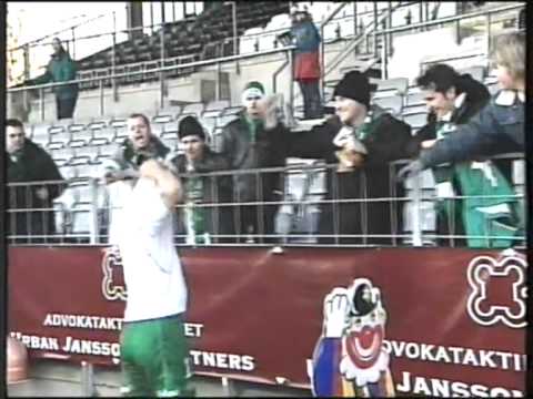 GULDET 2002 Fotbollskväll del 2av2- SVT