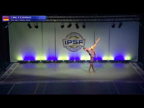 2017 World Pole Sport Doubles Finals J Wahl & B Schumayer of Germany