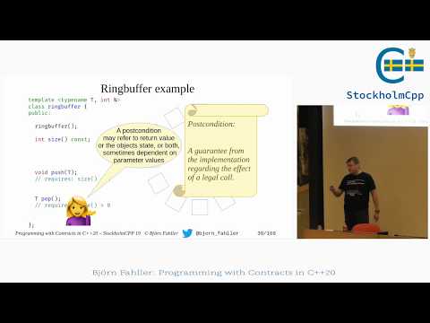 Björn Fahller: Programming with Contracts in C++20
