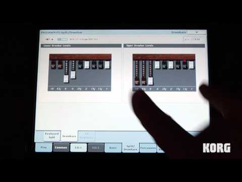 Kronos Music Workstation - CX-3 Tonewheel Organ - In The Studio With Korg