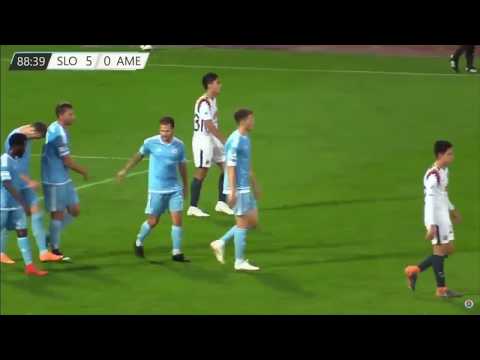 Boris Cmiljanić goal, Slovan Bratislava Vs America
