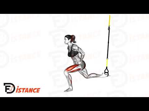 Exercice Squats bulgares avec TRX
