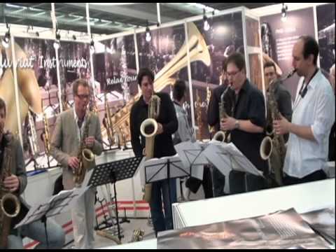 Cologne Saxophone Quintet at Frankfurt Messe 2011 -- Save the Best for Last