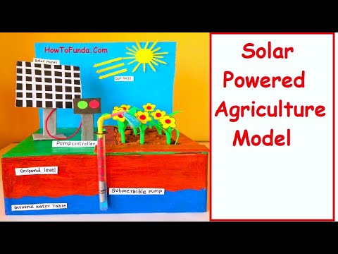 solar energy power drip irrigation systems model making eco friendly howtofunda solar panel