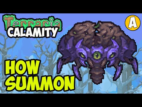 Terraria Calamity Mod How To Summon THE HIVE MIND BOSS (2 WAYS) by Udisen