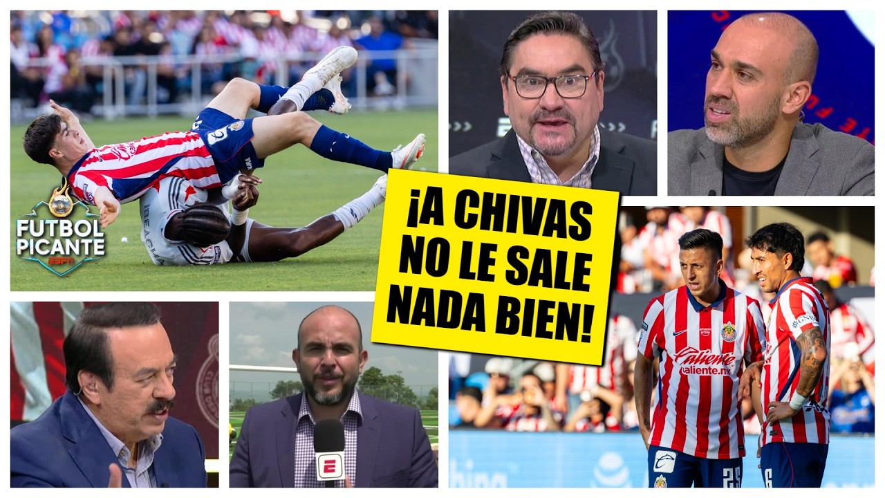 CHIVAS, ya eliminado, va por la honra en la LEAGUES CUP y pensando en SANTOS | Futbol Picante
