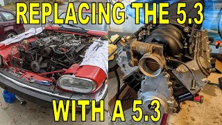 Getting the 5.3 LS V8 ready for the Jaguar XJS