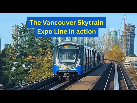 Translink’s Vancouver Skytrain Expo Line in action