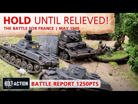Germans vs British Expeditionary Force (BEF) Bolt Action Battle Report 3rd Edition 1250pts S2EP1