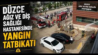 Düzce Ağız ve Diş Sağlığı Hastanesinde Yangın Tatbikatı
