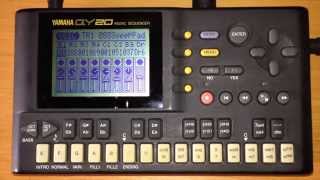 Video thumbnail for YAMAHA QY20 DEMO by ササキ報