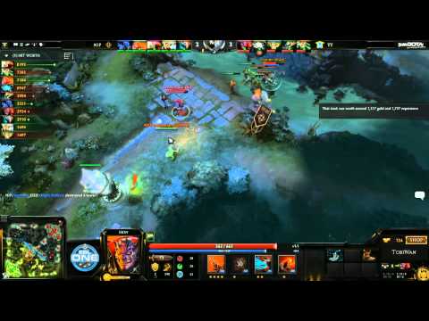NiP vs Tinker Game 2 - ESL One Frankfurt Europe Qualifier - @TobiWanDOTA