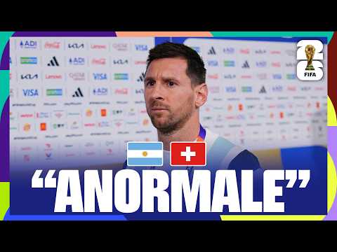 LIONEL MESSI CHOQUÉ après la QUALIFICATION de l'Argentine !