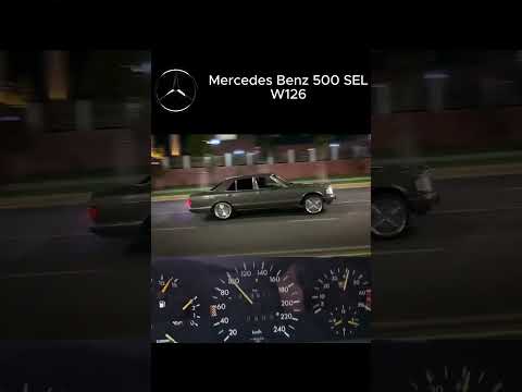 Acceleration W126 500SEL  #automobile #mercedes #mercedesbenzcars #w126 #car #acceleration