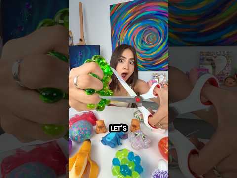 Cutting open VIRAL Stress Balls?!😱😳